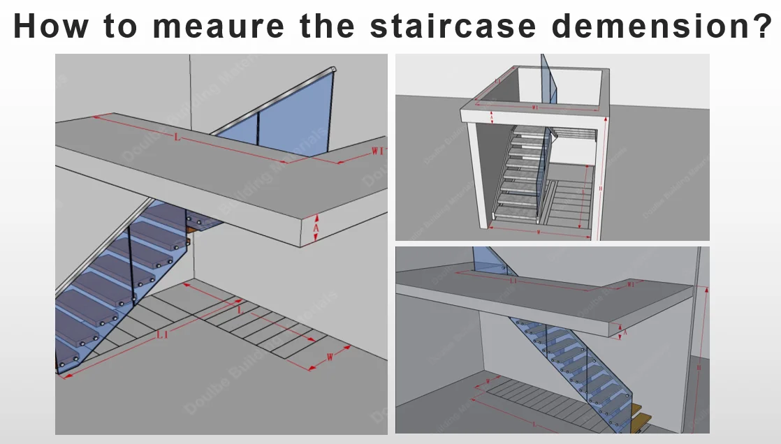 hot sale prefabricated exterior stairs metal/aluminum/steel outdoor stairs manufacture