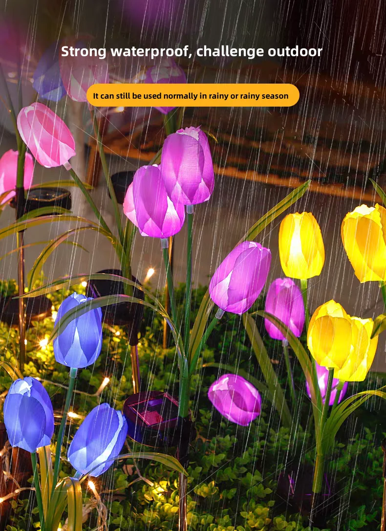 tulip solar lights