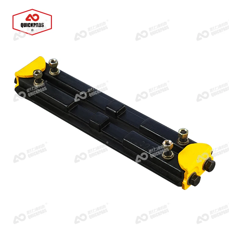 500mm Rubber Pads For Crawler Mini Excavator With Clip On Rubber Track ...