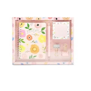 2022 Back to School Custom Supply Stationery Set Kids Pen Notebooks in a Box Kids' Promotional Gift