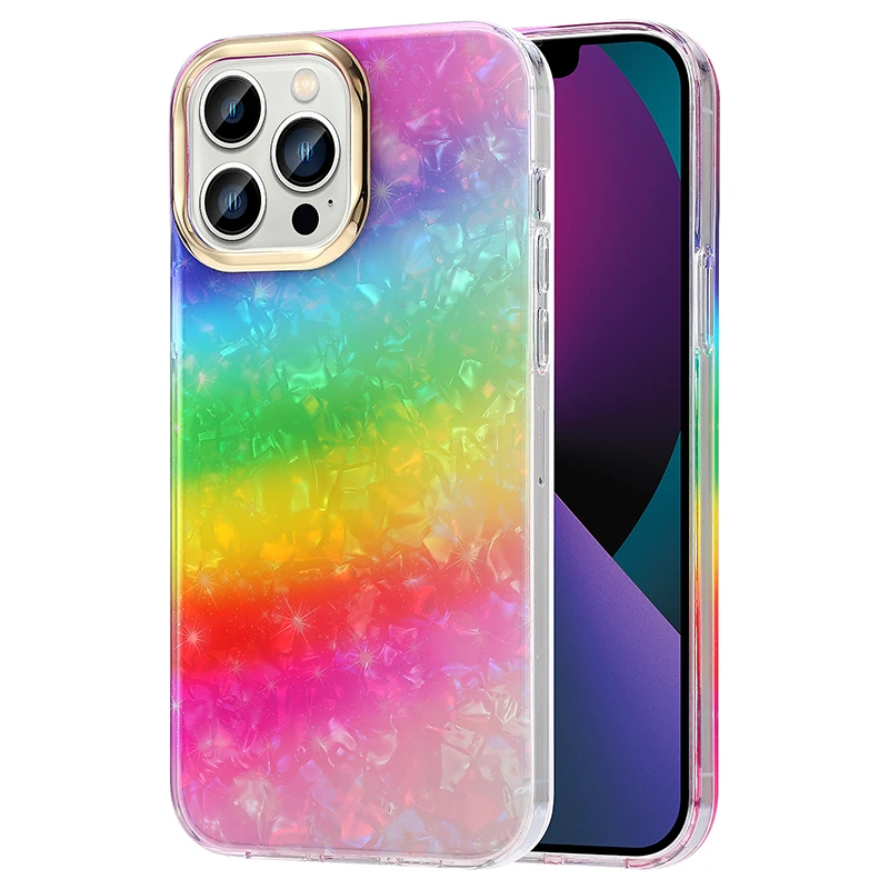 Altartar Custodia con glitter per iPhone 13 Pro, custodia 3D, motivo farfalla, elegante, trasparente, con brillantini, di lusso, ultra sottile, galvanica, antiurto, colore: argento