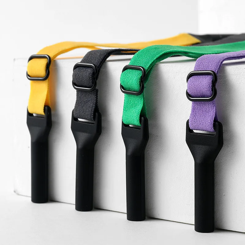 Ninestar Adjustable Anti-Slip Polyester Snapping Clip Elastic Glasses Strap for Kids Sports Use 19.5cm Model C135