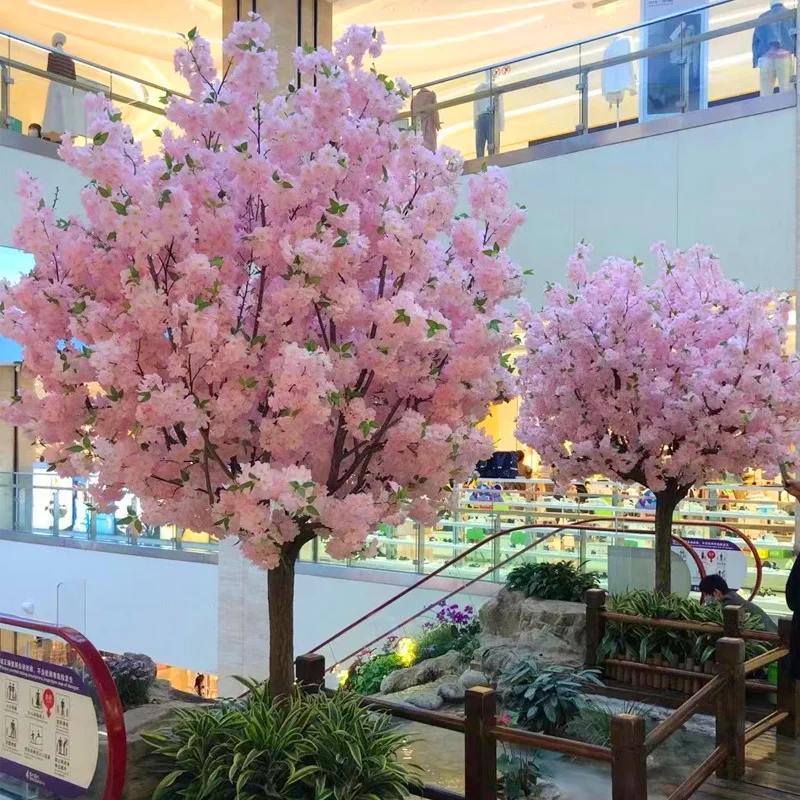 Bonsai Di Ciliegio Artificiale Con Pentola Fiori Di Seta Rosa, Decorazione Del Pavimento, Soggiorno, Pianta Interna, Plastica, Semplice Alla Moda Da 30,29 € | DHgate