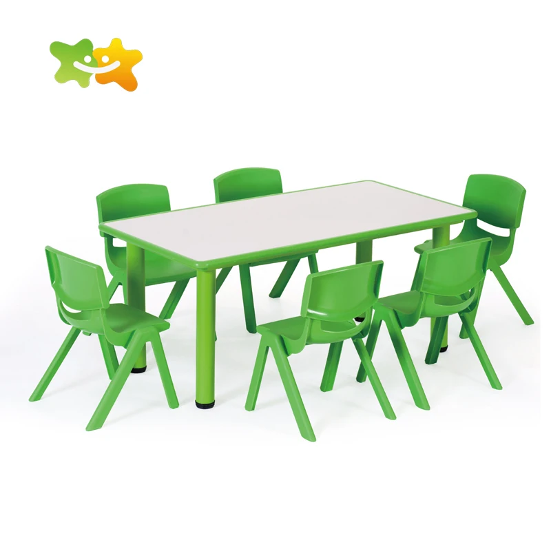 Kindergarten Furniture Student Plastic Table Chair Preschool Kids