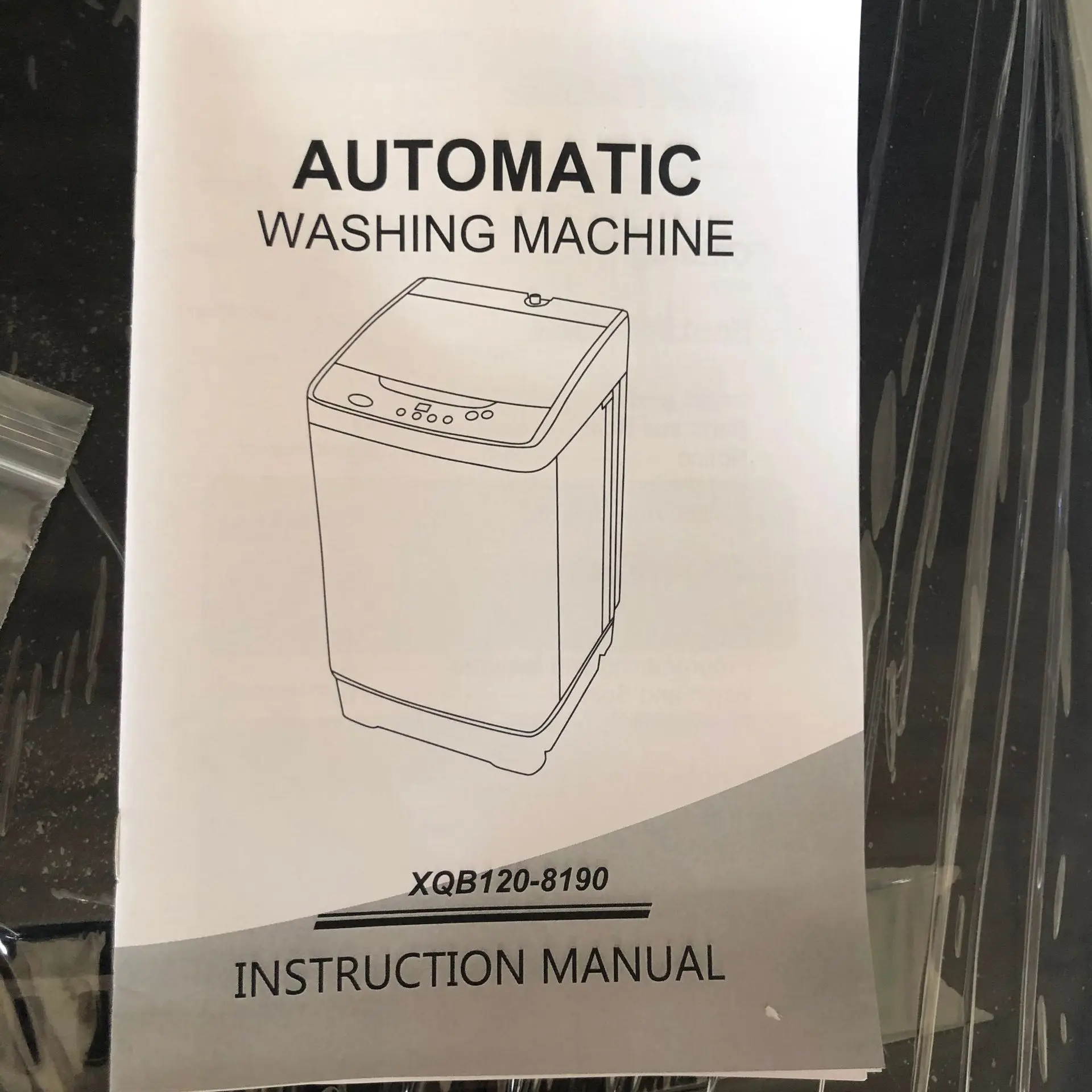 English Version 12kg Fully Automatic Single Tube Top Loader Portable Washing Machine Large 7kg 2652