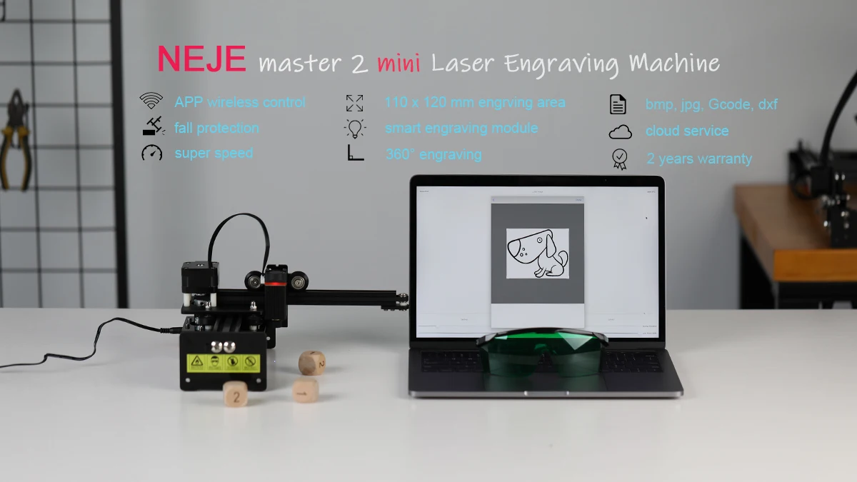 NEJE Master 2 Mini Laser Engraver