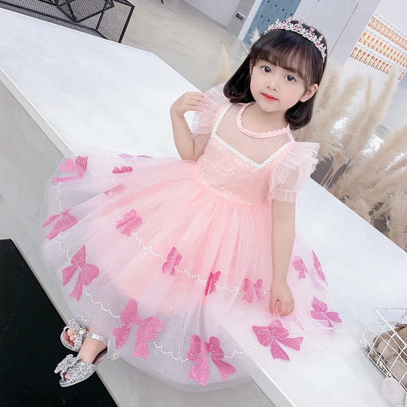 Girls Summer Dress Low Price Popular Party Girl Princess Dresses For Girls 5 To 10 Years