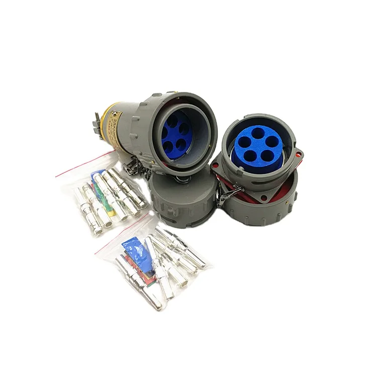 Snap-in BJ-100AYT/GZ-5 Connection and Fixed Five-pin Explosion-proof Power Socket