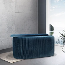 New Style High Quality Long Ottoman Foot Stool Velvet Bench for Living Room