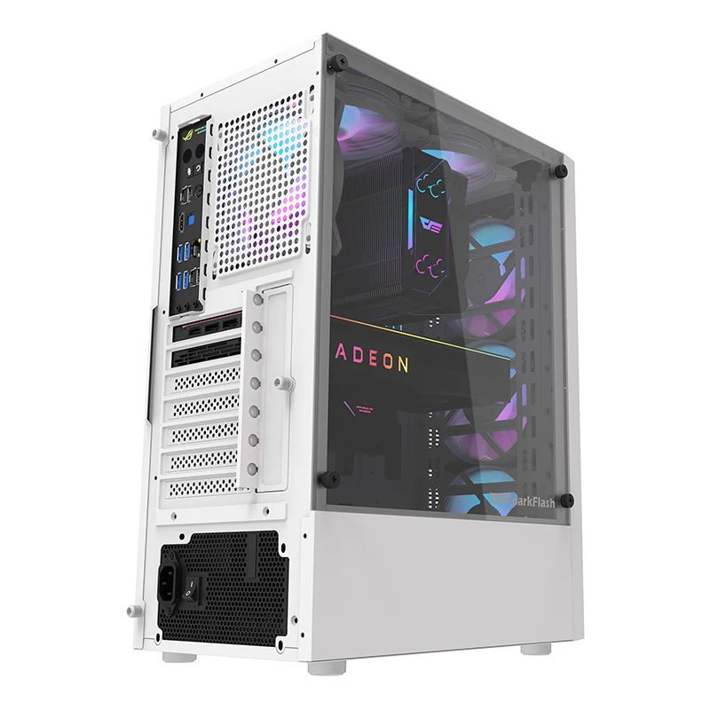 DarkFlash DK351 Cheap Bee Mesh Front Plate Pc case Computer Cases Towers Transparent Computer case