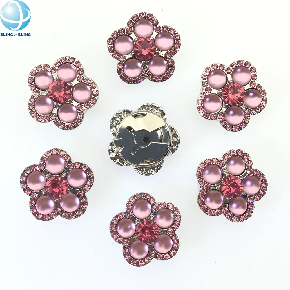 Boutons De Manchette Imperial Rose Argent 925 Et Rubis - Personnalisés, Neufs