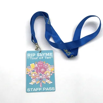 Free Samples Badges Card Custom Logo Lanyards PVC Vip Exhibition Event Pass Entry RFID Id Badge Rfid Card