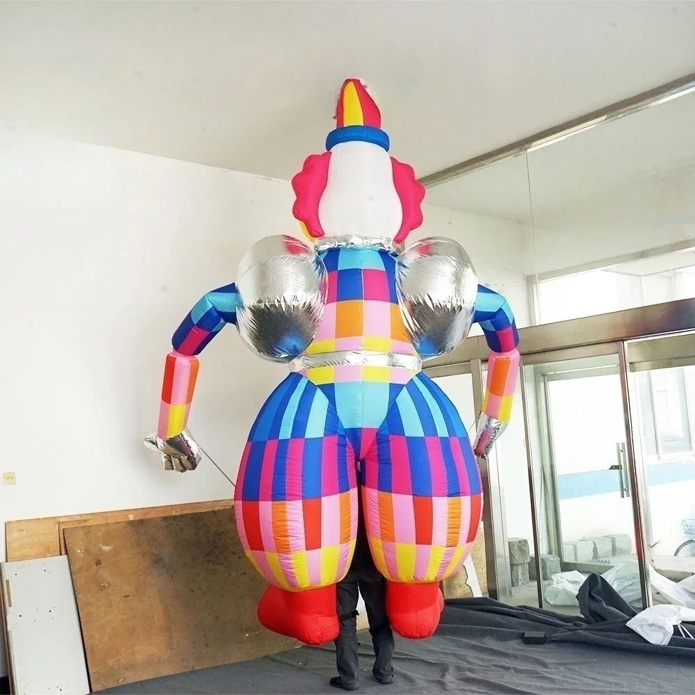 Hand Controlled Inflatable Nutcracker Puppet Giant Blow up Soldier Doll Balloon for Outdoor
