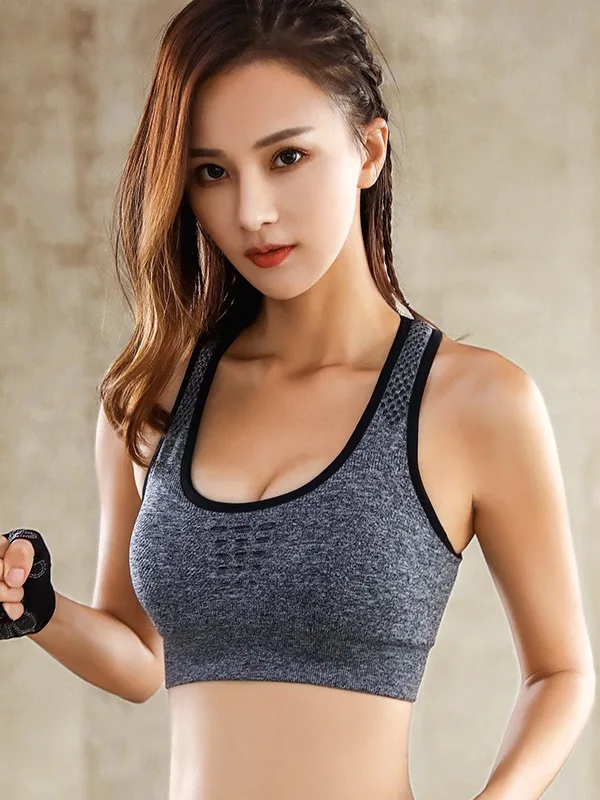 3PCS Women Sport Bras Support Fitness Yoga Workout Tank Top S M L