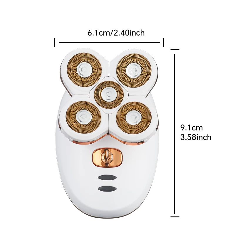 Portable USB-Charging Lady Shaver Five Stainless Steel Blades Waterproof Bikini Trimmer for Body Hair for Household RV Hotel Use supplier