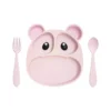 Ensemble de vaisselle ours rose