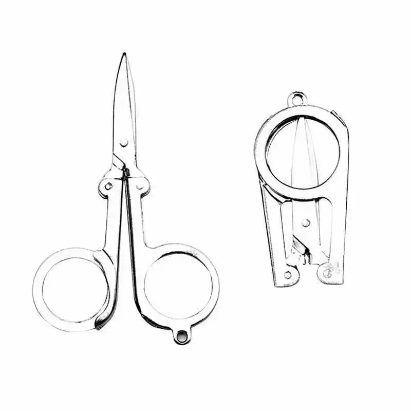 Small Folding Scissors Pocket Travel Small Cutter Crafts Sharp A aGVx @ 