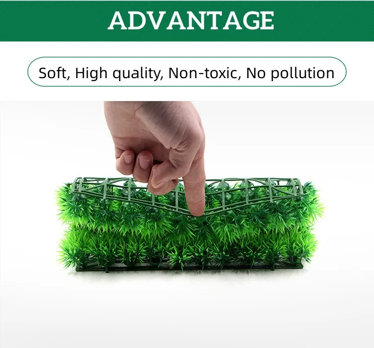 Eco-Friendly Artificial Grass Mat for Aquarium Decoration Freshwater & Saltwater Tropical Fish Tank Accessories Plastic 5W Power