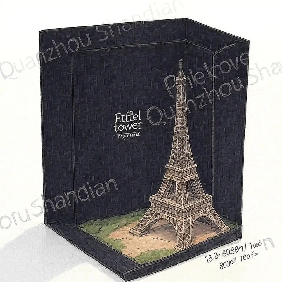 149CM Eiffel Tower Model - 10001pcs Set for Kids & Adults