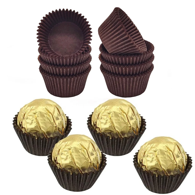 thumbnail image 2 of Gifbera Natural Standard Cupcake Liners Odorless Paper Baking Cups 400-Count (Co 2 of 14