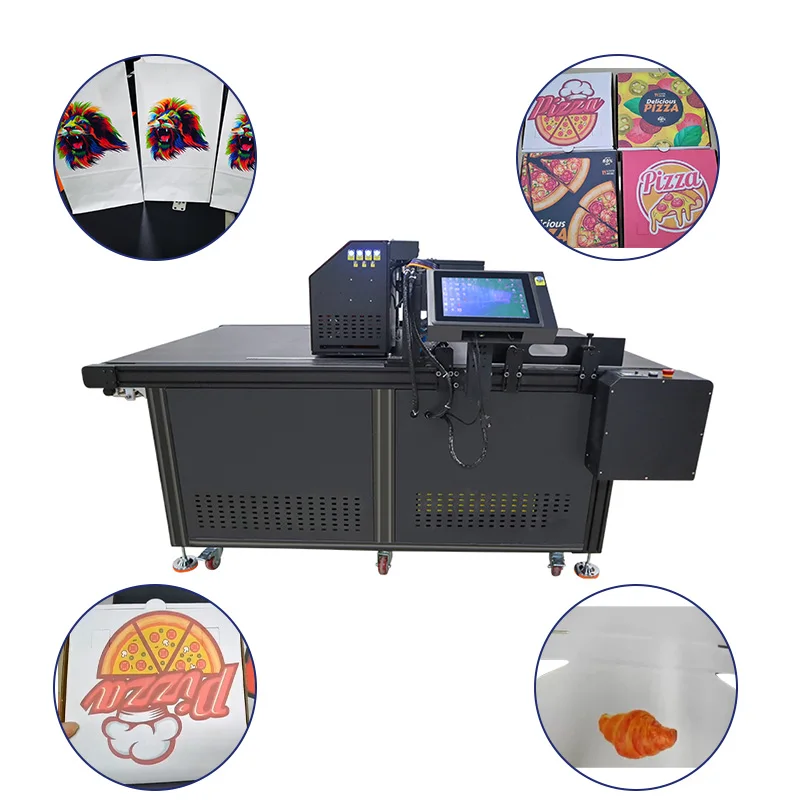 2024 New Best Single Pass Automatic Digital Inkjet Printer for Home Use and Farms Equipped with Conveyor and Reliable Motor