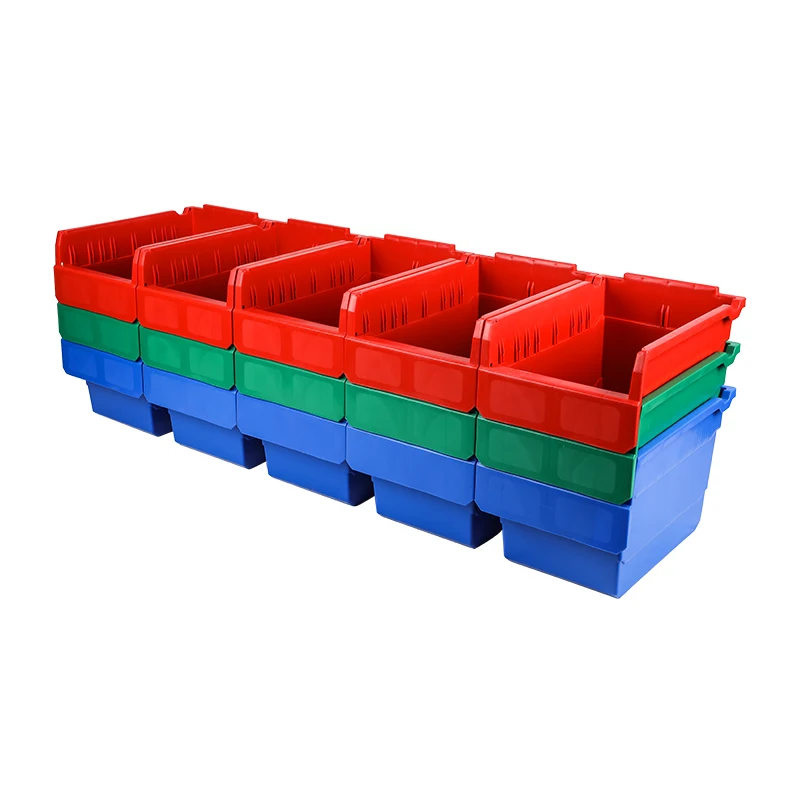 Warehouse Plastic Storage Shelf Bins For Screw Nut Hardware Electronics