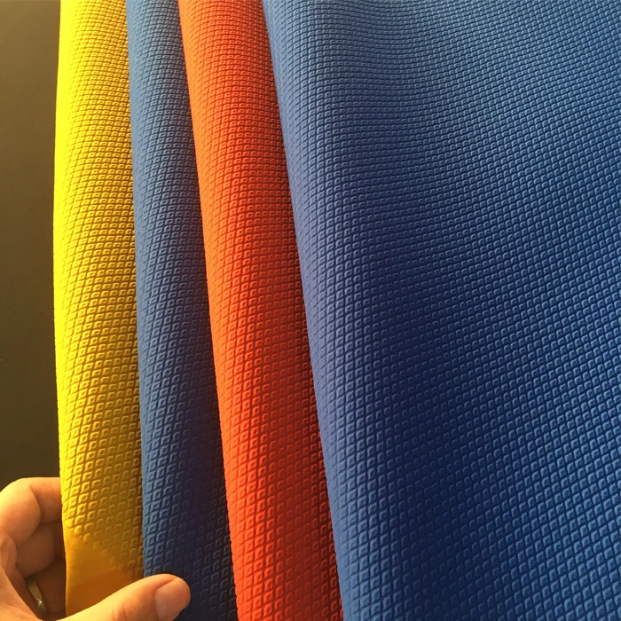 
 3 мм тисненый неопреновый пенопласт ламинат флуоресцентная полиэфирная ткань для сумок  