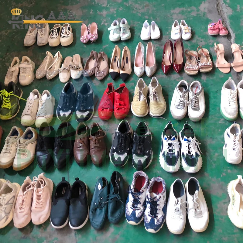 Wholesale Brand High Quality Thrift Men Shoe Bundle Second Hand Women