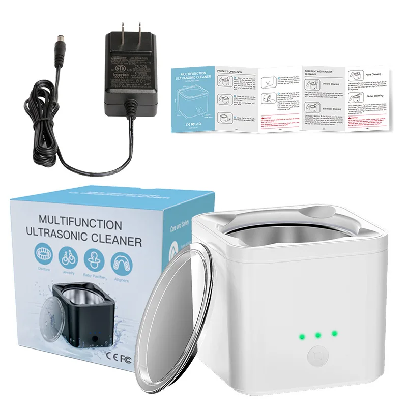 New Arrival Aligner Invisalign Retainer Mini Ultrasonic Cleaner Bath