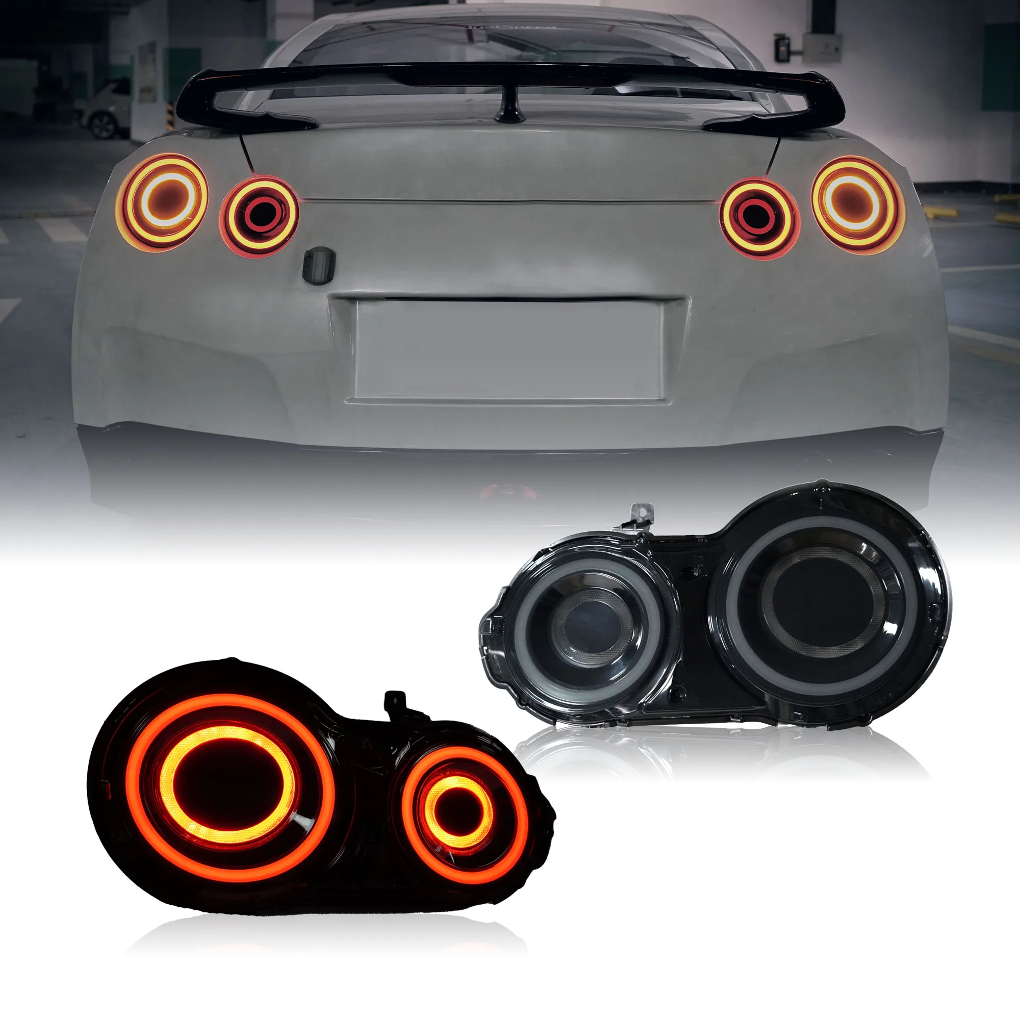 DK Motion LED Tail Light Brake Lamp for Nissan GT-R 2007-2017 GTR 