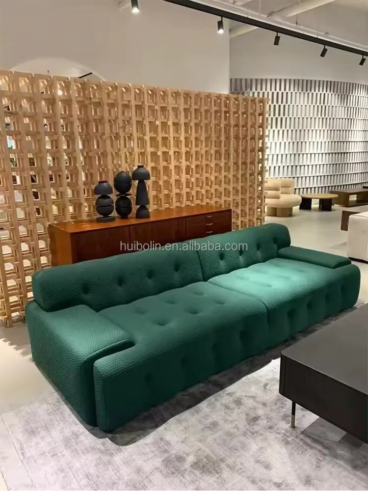 White Rochebobois Sherpa Sofa Simple Design Wide Seat Low Back Blogger