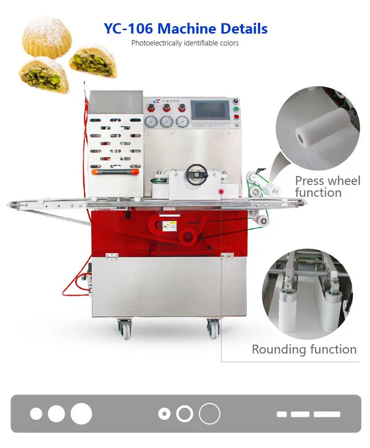 Automatic Kubba Mooncake Kibbeh Mochi Falafel making Machine Maamoul Production Line details