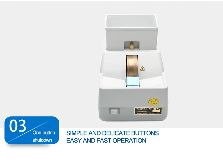 Top Quality Hand Edger Optical Manual Lens Cutting Machine NH-35WV CLASS B