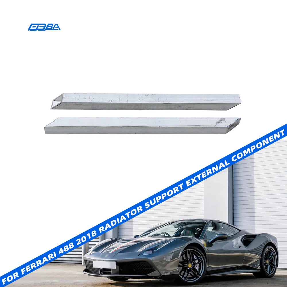 फेरारी 488 2018 के लिए एल्यूमीनियम रेडिएटर सपोर्ट एक्सटेंशन RH LH OE 86106900 86106800