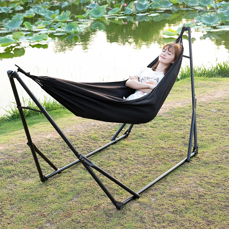 Portable Hammock Swing Chair with Stand Clothes Hanger 2022