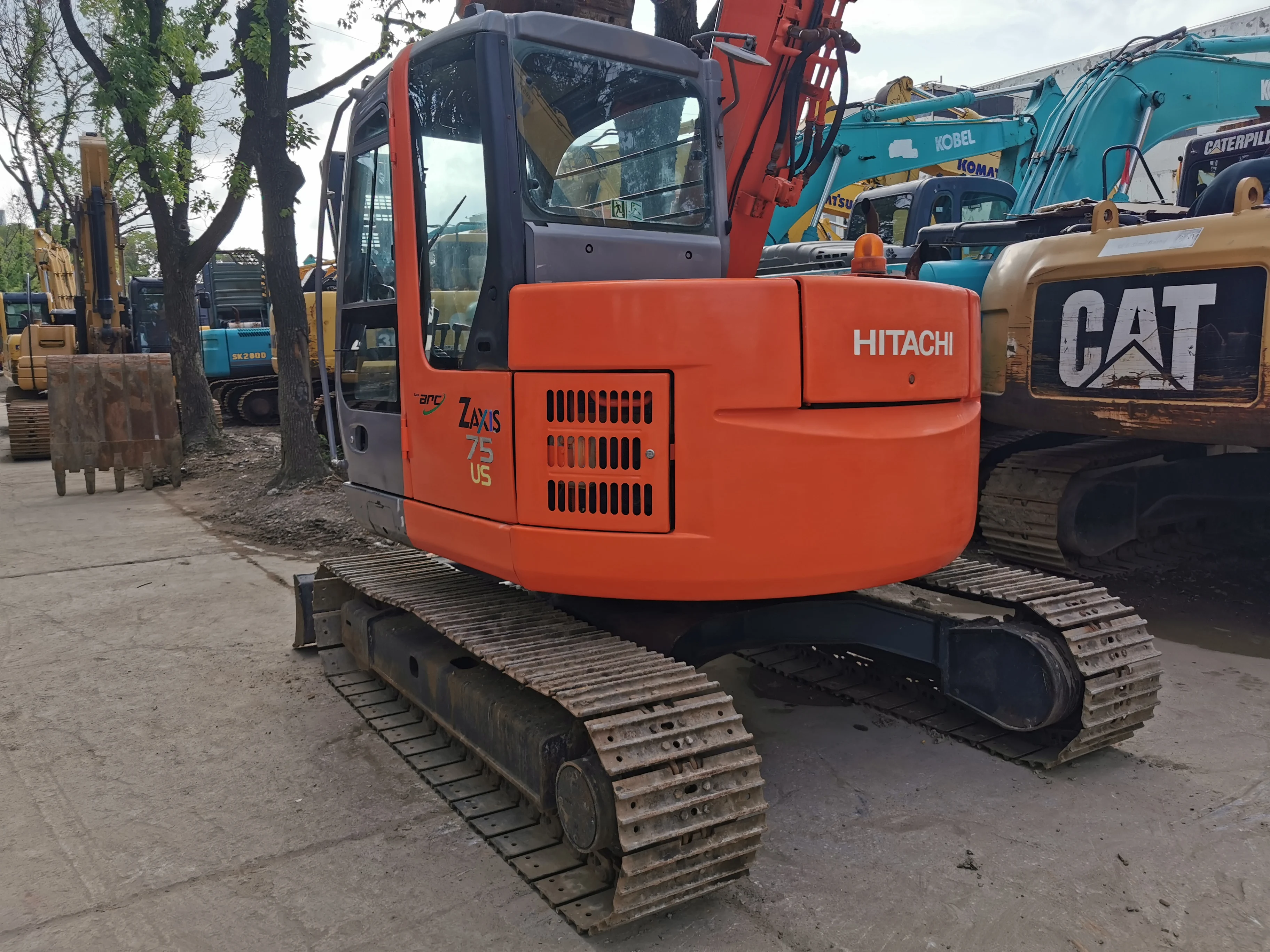 Second Hand Hitachi ZX75 Excavator 7 Ton with 40.5KW Power and 2021 Year Model Low Working Hours