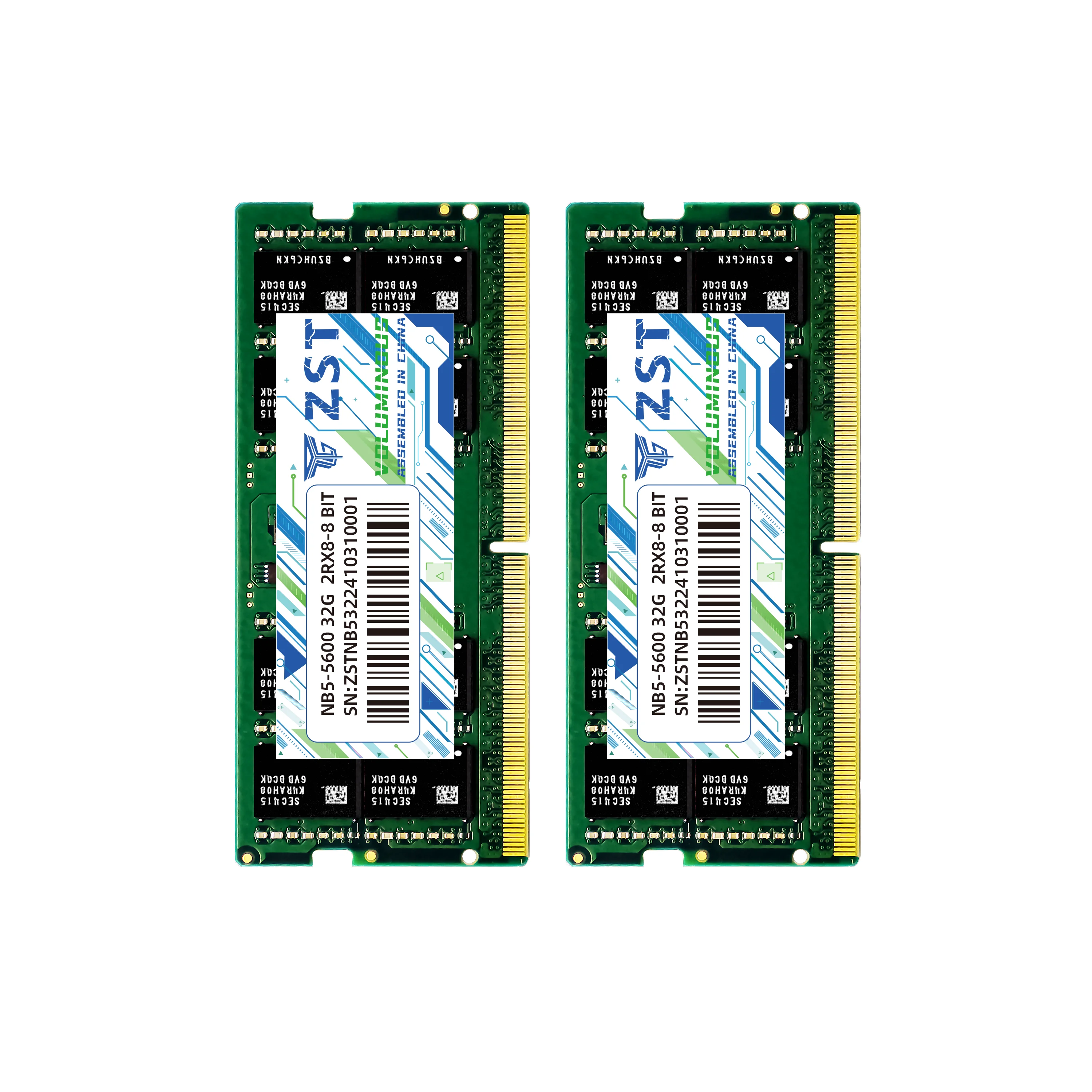 High Performance Fast Speed DDR5 16GB 32GB 4800mhz 5200mhz 5600mhz