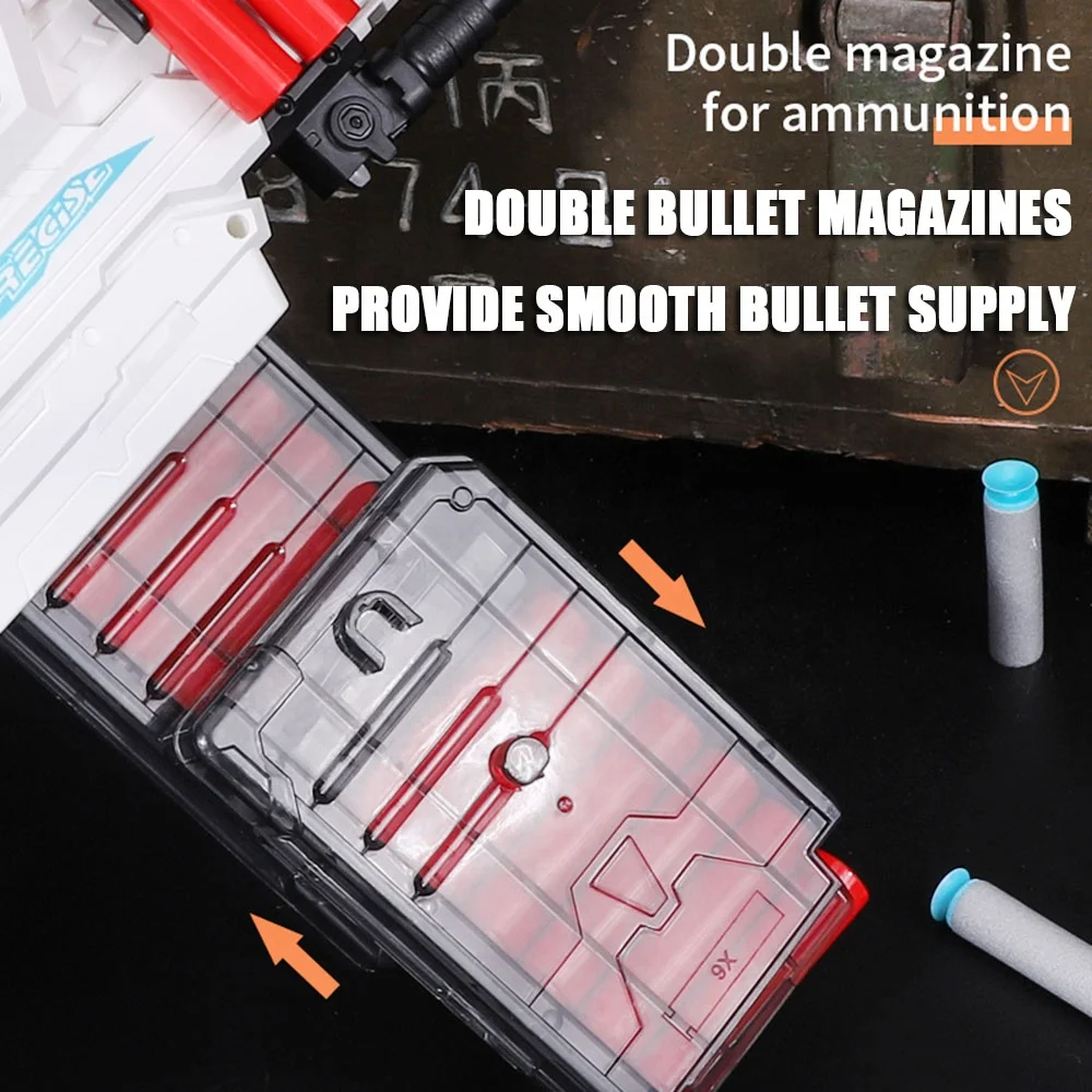 2022 New Toy Gun Manually Loaded  Shooting Game AWM Shell Throwing Soft Bullet Gun