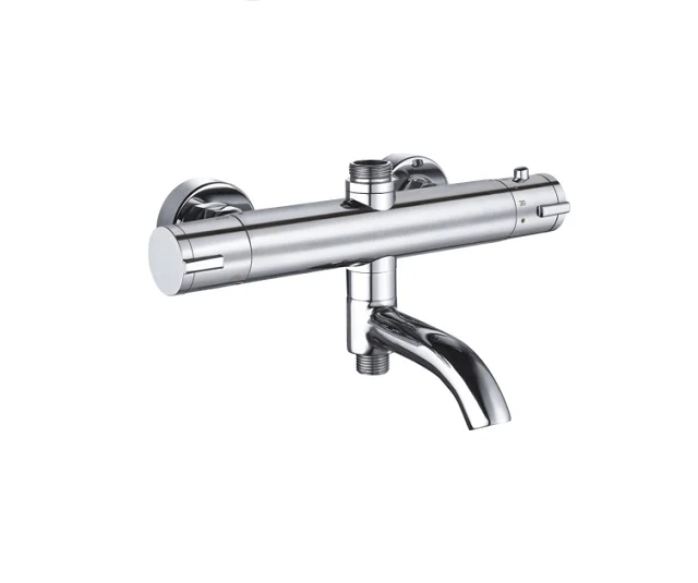 WRAS APPROVED  Slider Bar On Off Control Head Brass Thermostatic Shower Valve manufacture