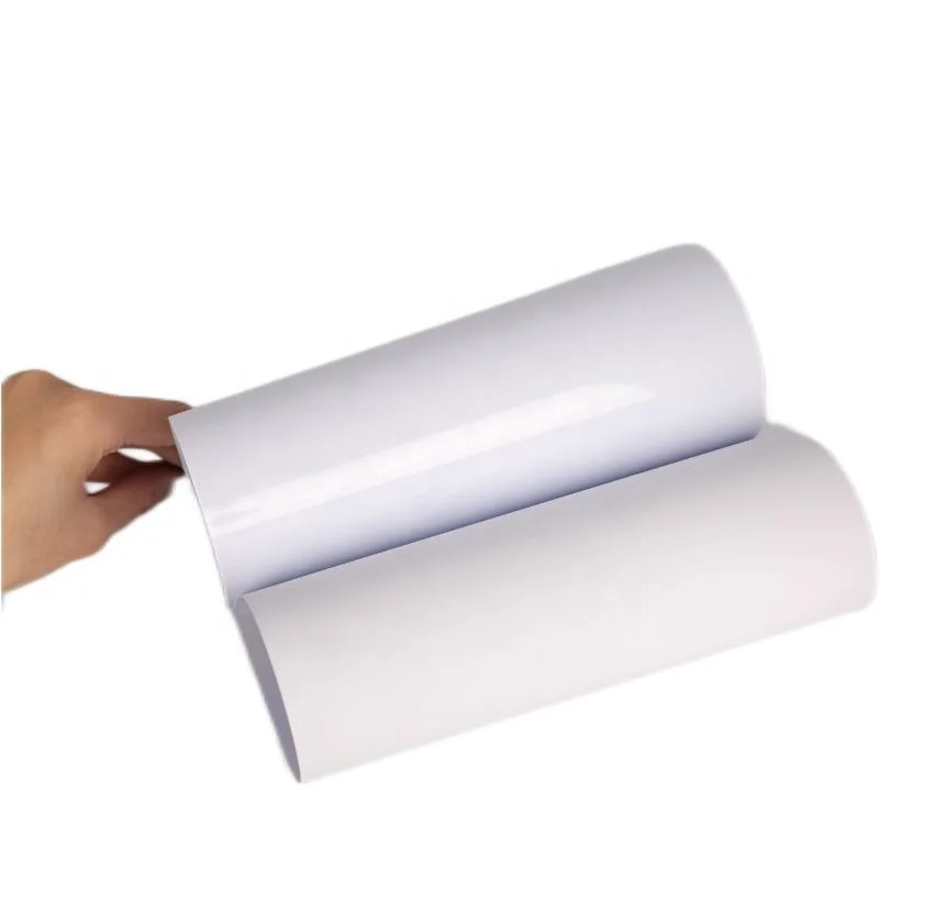 Wholesale White PVC Rigid Film Customized Size 0.3mm 0.5mm Matte Glossy PVC Rigid Plastic Sheet Roll for Printing Packaging