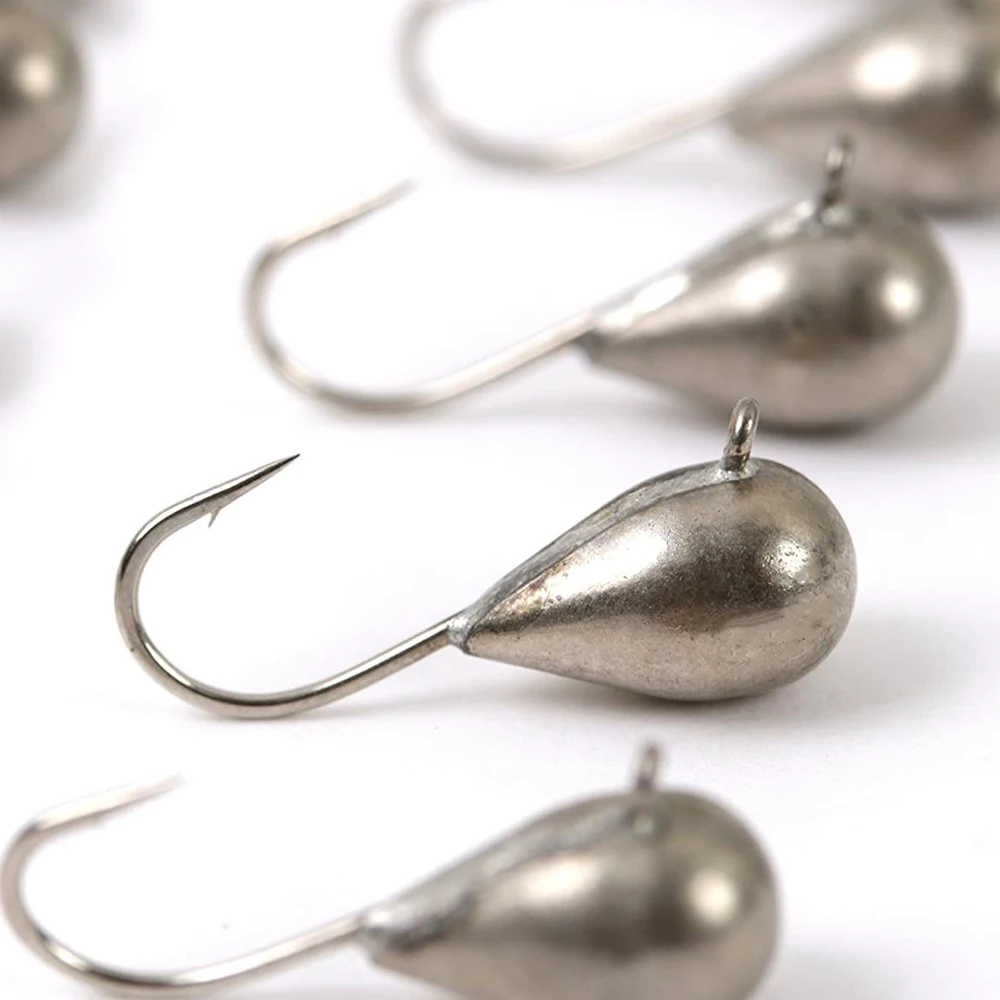 Unpainted Tear Drop Tungsten Ice Fishing Jigs - Qingdao Leichi Industrial &  Trade Co.,Ltd.