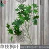 Hoja de arce única MM verde