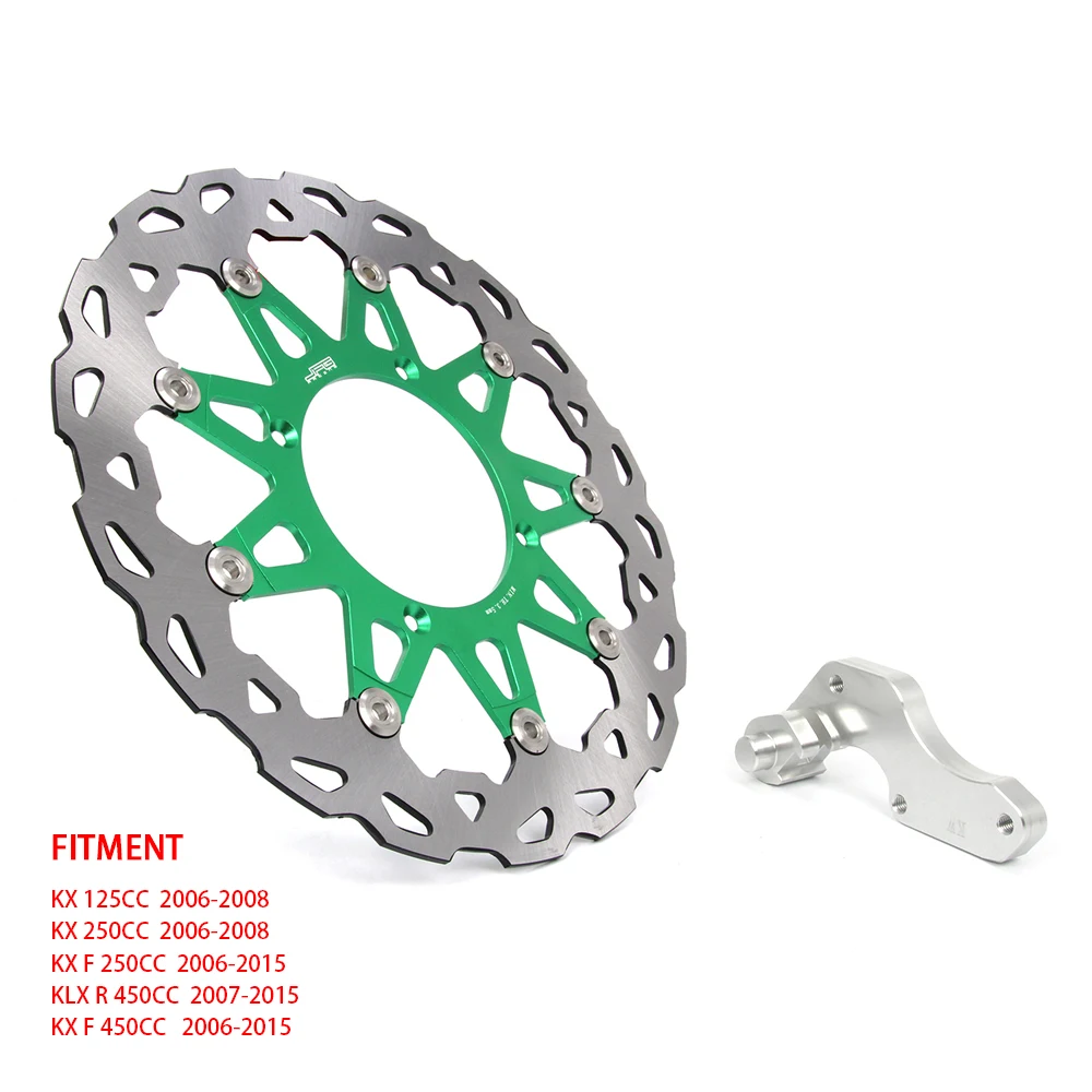 JFG Горячая продажа KX 125CC 2006 до 2008 KX 250CC 2006 до 2008 KLX R 450CC 2007 до 2015 мотоциклы тормозной диск кронштейн для Kawasaki