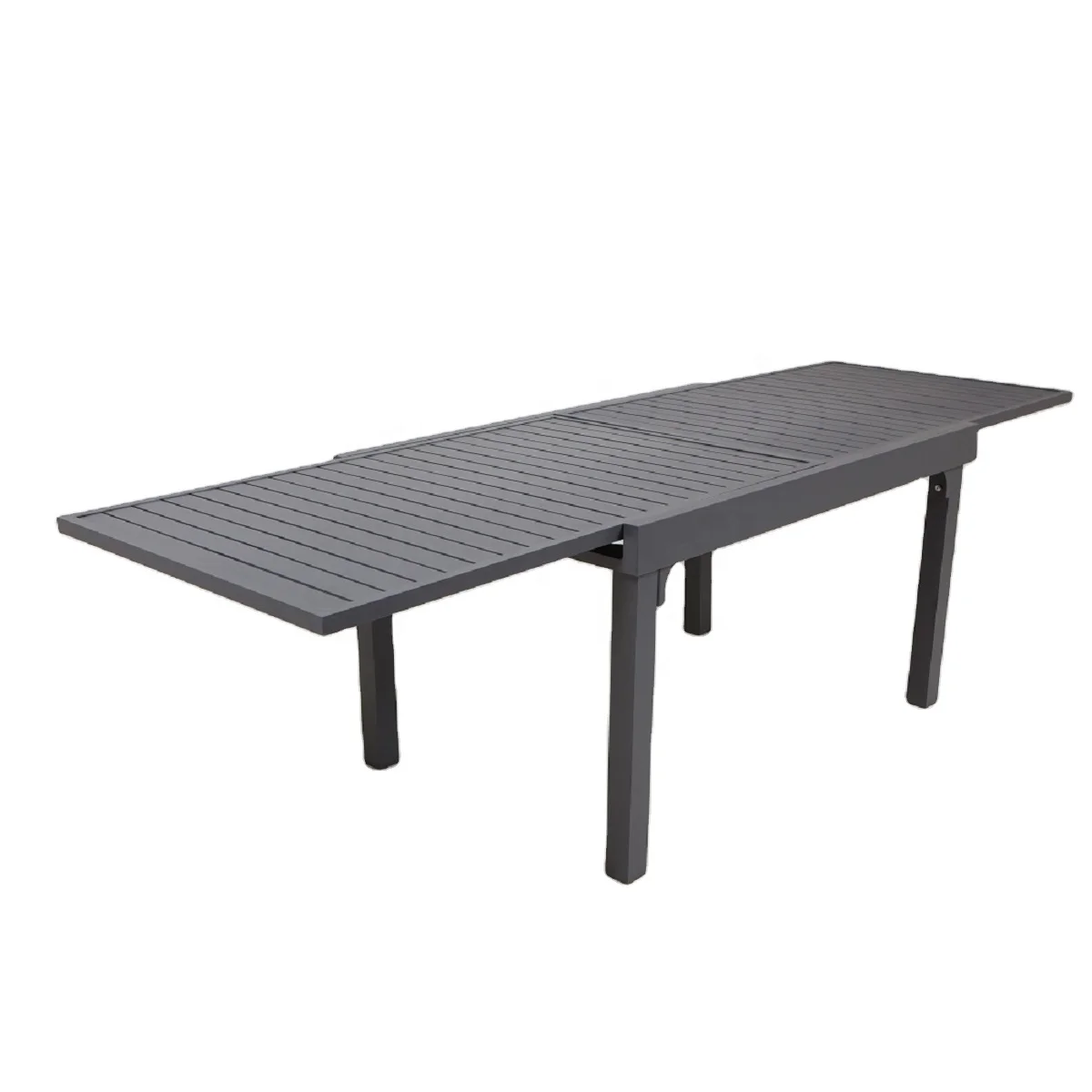 Прямоугольная Складная уличная мебель алюминиевый обеденный стол