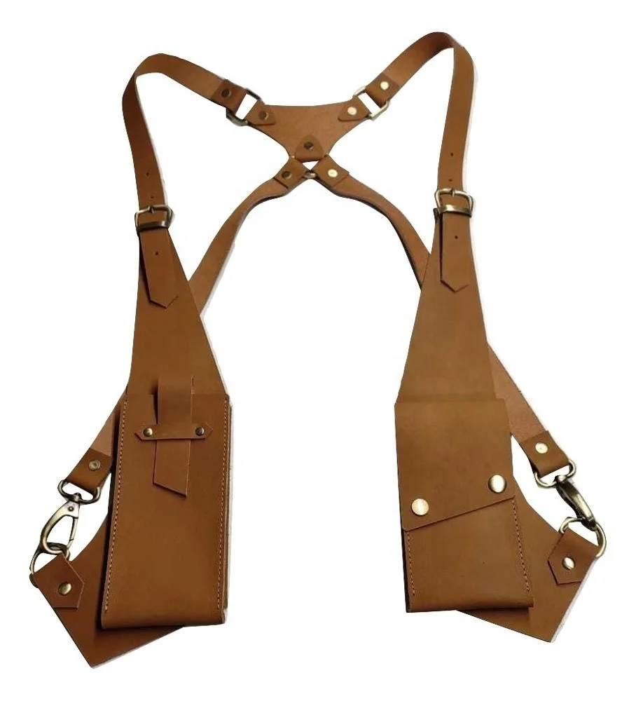 leather chest pack