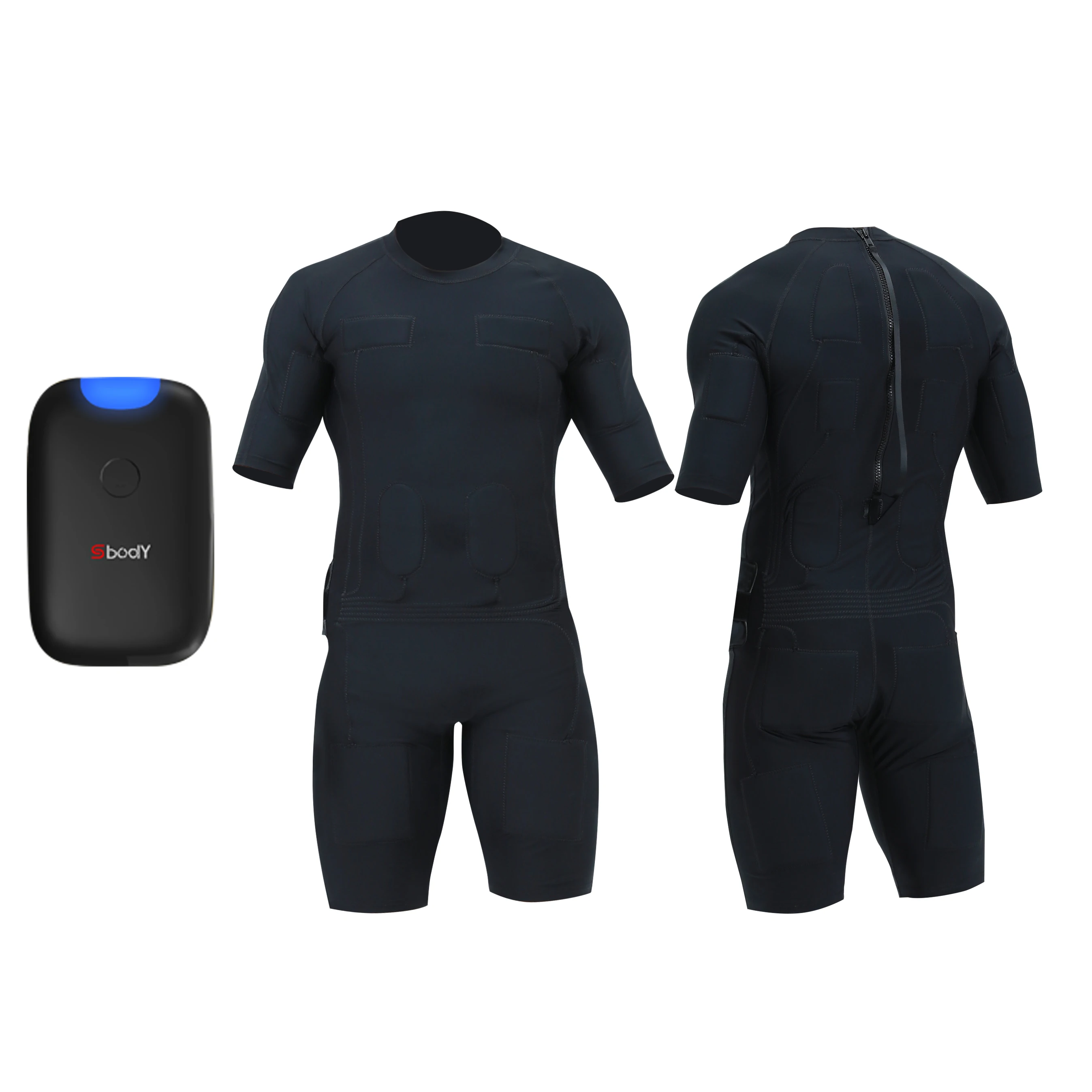 Wireless EMS Training Device Electrical Muscle Stimulation Exercise System With EMS Suit Underwear Set Home Use