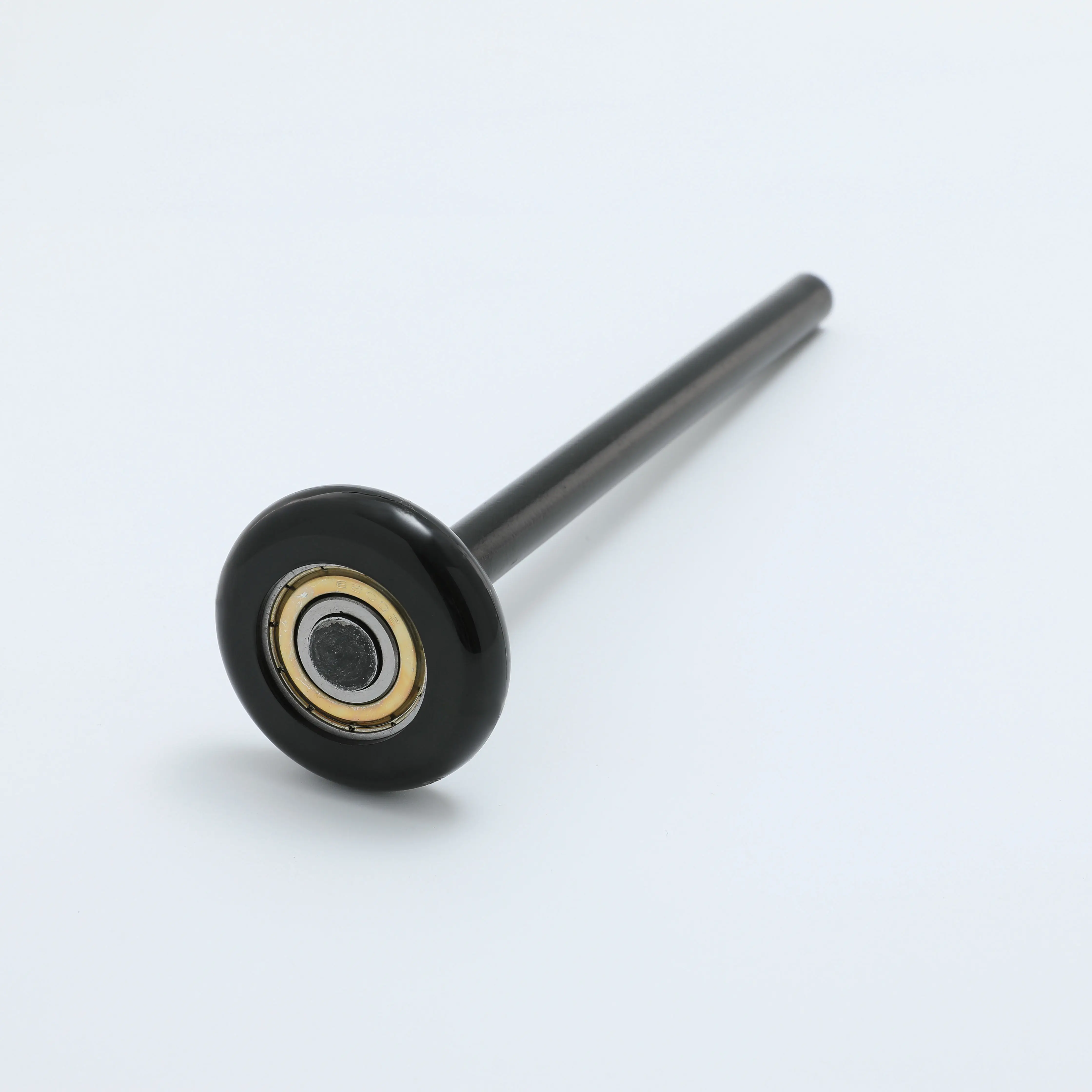 46*190mm Black Wheel Electrophoretic Rust Prevention Rod 6200 Bearing Garage Door Roller