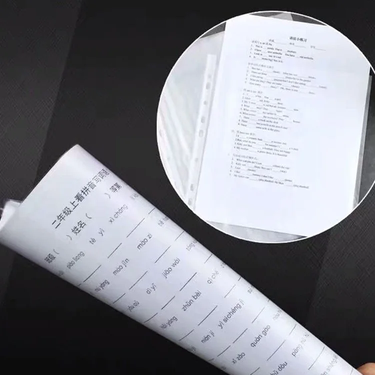Foska Superior Protection and Writable Non-stick Ultra Lightweight Sheet Protectors with A4 FC Letter Size and Legal Size