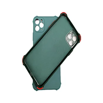 Phone Case for iPhone 15 Pro Max Plus 14 13 Accessories Anti Shock Matte TPU Cover Soft Back