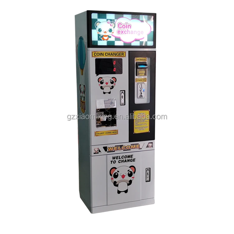 Customized Coin Changer Kids' Toy Capsule Vending & Arcade Game Machines Converts Bill to Token Coin Coin Operated Games